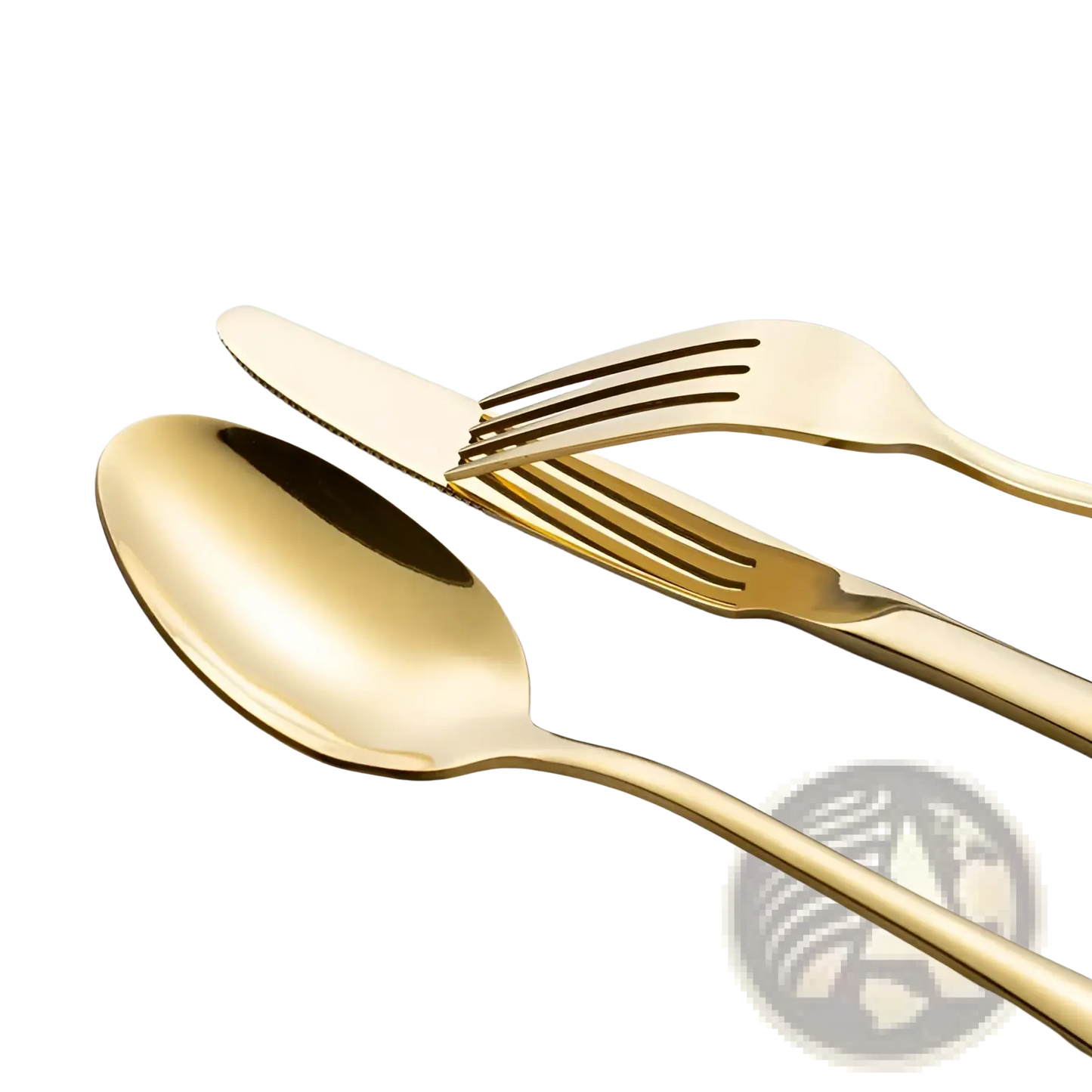 Rose Gold Stainless Steel Cutlery Set 24 Pieces