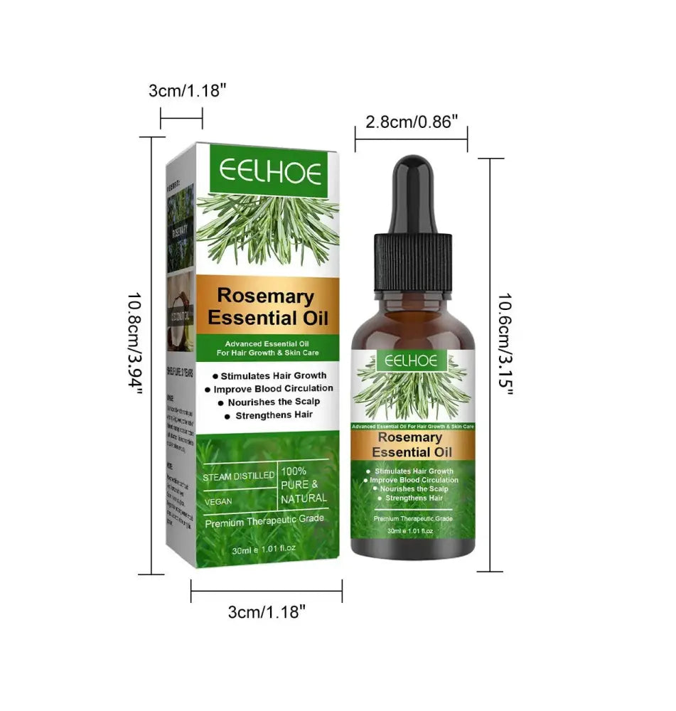 Eelhoe Rosemary Essential Oil for Hair Growth and Scalp Care