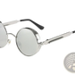 Round Steampunk Metal Sunglasses Uv Protection 6631