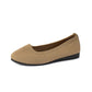 Women's Round Toe Comfortable Knit Mesh Slip on Flats