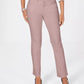 Calça jeans feminina Charter Club Petite Lexington com perna reta, rosa, tamanho 6 P