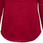 Blusa de lã com gola xale feminina Karen Scott, vermelha, tamanho -tamanho-