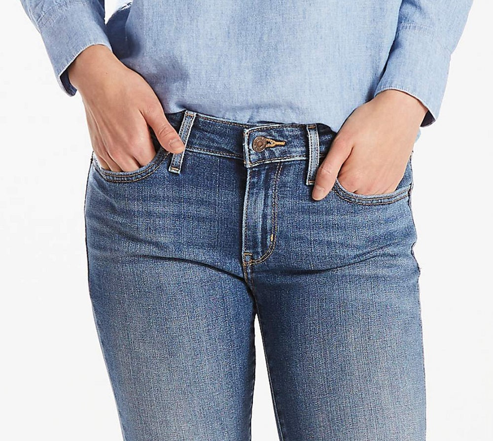 Calça jeans skinny Levi's 711 feminina, azul, tamanho 31