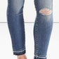 Calça jeans skinny Levi's 711 feminina, azul, tamanho 31