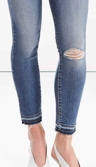 Levi's Women's 711 Skinny Ankle Jeans Blue Size 31