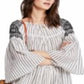 Vestido curto bordado Lola feminino Free People, branco, tamanho médio