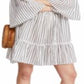 Vestido curto bordado Lola feminino Free People, branco, tamanho médio