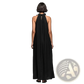 Ruffled Halter Neck Open Back Maxi Resort Dress