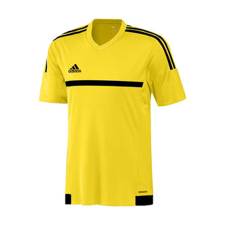 Camiseta Adidas MLS 15 para meninos, amarela/preta, tamanho juvenil