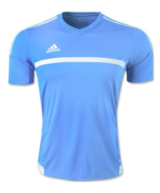 Camiseta Adidas MLS 15 Match Jersey para meninos, azul-celeste/branco, tamanho juvenil