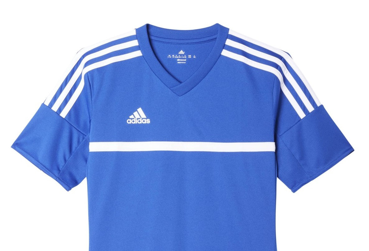 Camiseta Adidas MLS 15 Match Jersey para meninos, azul, tamanho juvenil