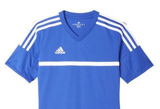Camiseta Adidas MLS 15 Match Jersey para meninos, azul, tamanho juvenil