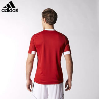 Camiseta Adidas Tiro 15 Infantil Vermelha/Branca Tamanho Juvenil