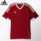 Camiseta Adidas Tiro 15 Infantil Vermelha/Branca Tamanho Juvenil