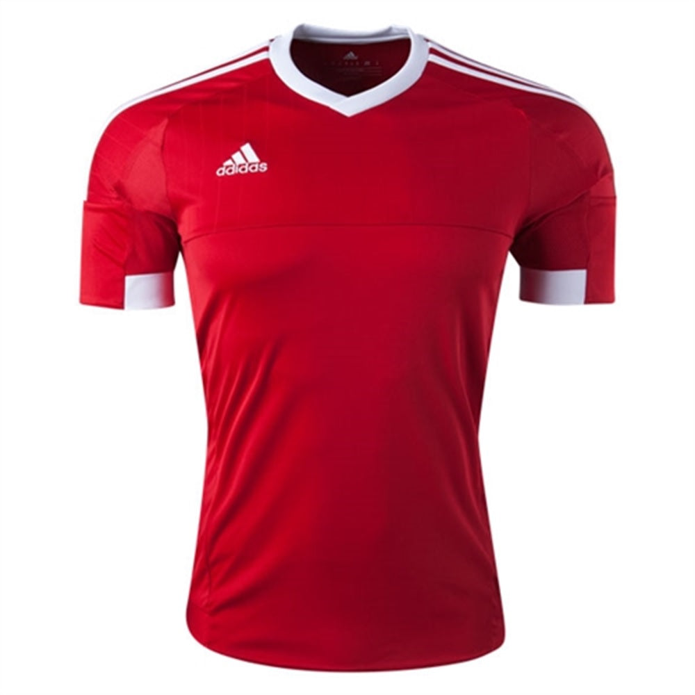 Camiseta Adidas Tiro 15 Infantil Vermelha/Branca Tamanho Juvenil
