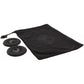 Fones de ouvido Skullcandy Cassette com microfone - Preto