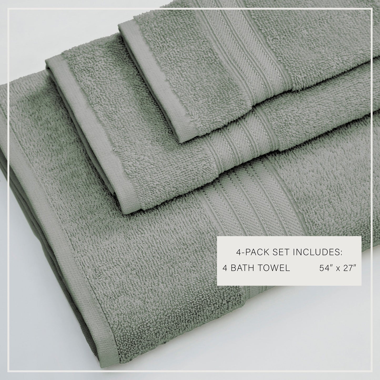 Cotton Terry Bath Towel Set - Cooper Collection