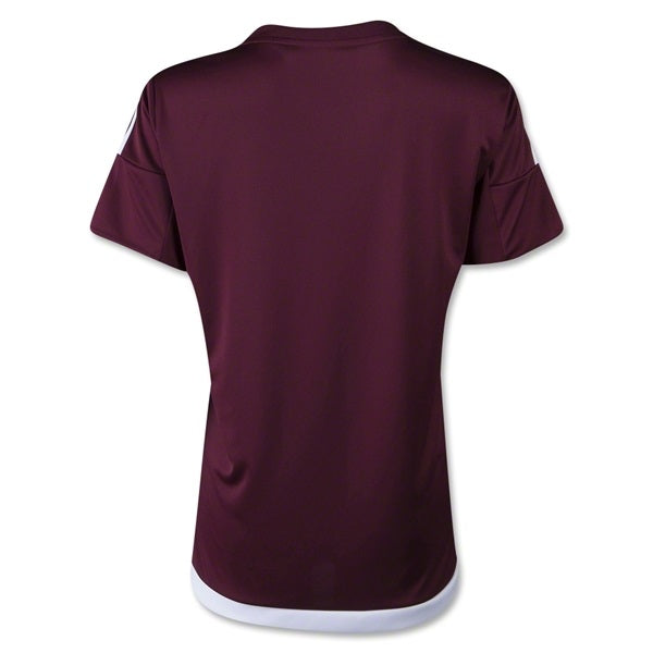 Camiseta Adidas Feminina MLS 15 Marrom/Branca