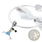 S925 Sterling Silver Summer Cocktail Drink Charm for Bracelets