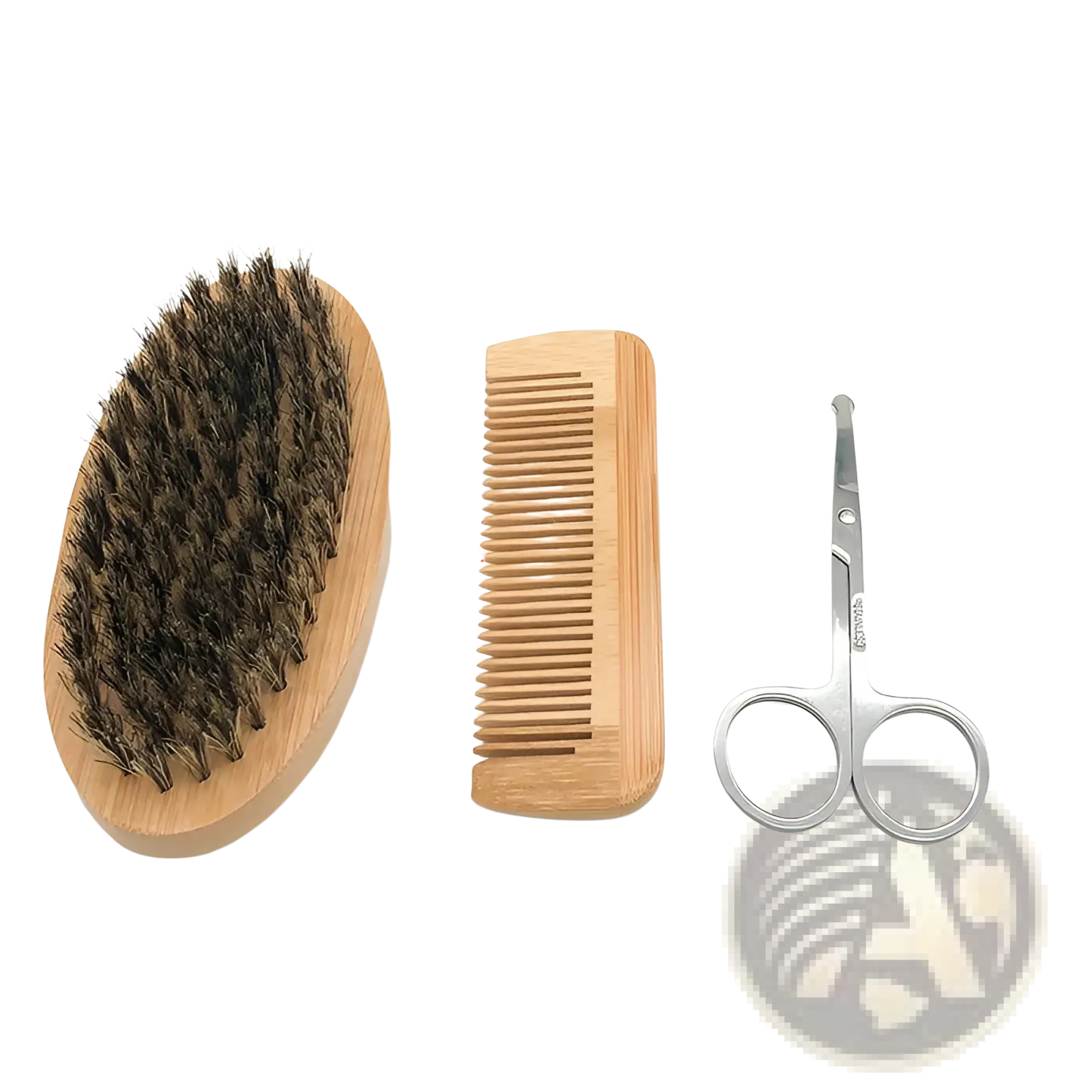 Sandalwood Beard Care Kit with Oil and Grooming Tools