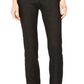 Calça feminina Charter Club Petite Pull-On Ponte-Knit preta tamanho 8 Petite