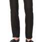 Calça feminina Charter Club Petite Pull-On Ponte-Knit preta tamanho 8 Petite