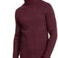 Suéter masculino Elite de gola alta INC International Concepts, vinho, tamanho XX-grande