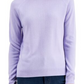 Karen Scott Suéter feminino de gola alta, pequeno, roxo, tamanho pequeno/médio