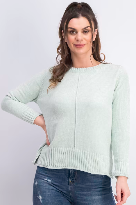 Suéter feminino Petite Chenille da Style &amp; Co, verde, tamanho Petite Extra Grande