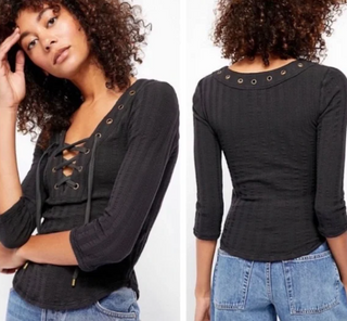 Top Ice Cold Feminino Free People Cinza Tamanho P