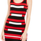 Vestido listrado Planet Gold Junior's Body con Sweater Vermelho Tamanho Médio