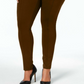 Leggings SeaPonte Plus Size Femininas Style &amp; Co Marrom Tamanho 14W