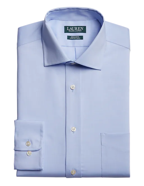 Camisa social Ralph Lauren Slim Fit Stretch Masculina Azul Tamanho 15-1/2-34X35