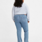 Calça Jeans Levi's Plus Size Classic Straight Leg Feminina Azul Tamanho 22W