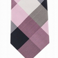 Gravata de seda xadrez Tommy Hilfiger masculina, rosa, tamanho único