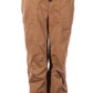 Calça feminina cropped cintura alta marrom tamanho pequeno