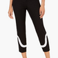 Calça Alfani Feminina Colorblocked Preta Tamanho 10 Petite