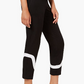 Calça Alfani Feminina Colorblocked Preta Tamanho 10 Petite