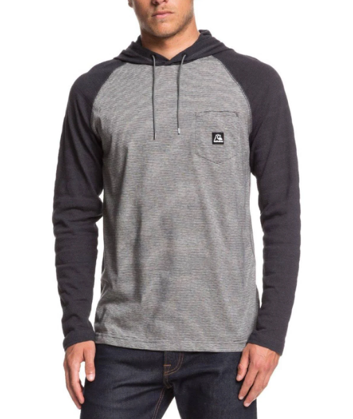 Quiksilver Michi Hood Update Masculino Cinza Tamanho Grande