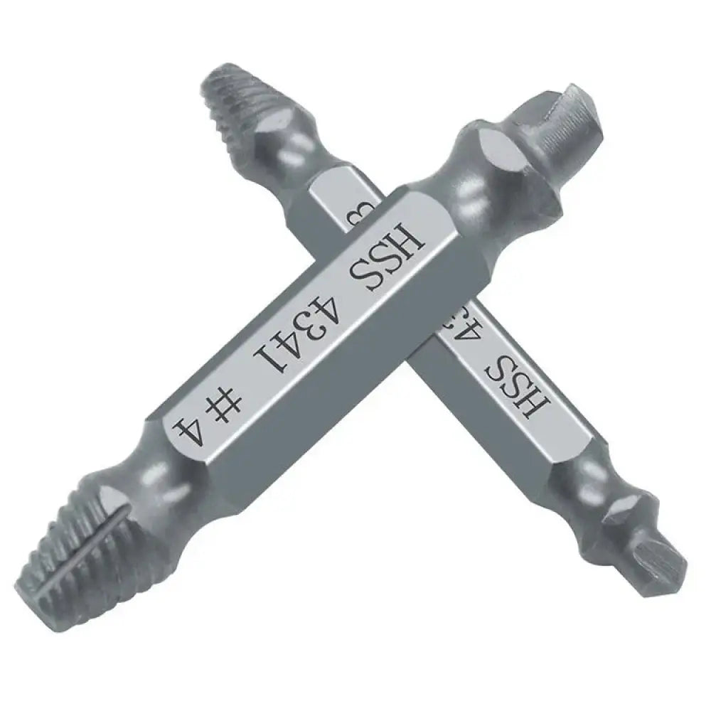 6-piece Precision Hss Screw Extractor and Repair Bit Set