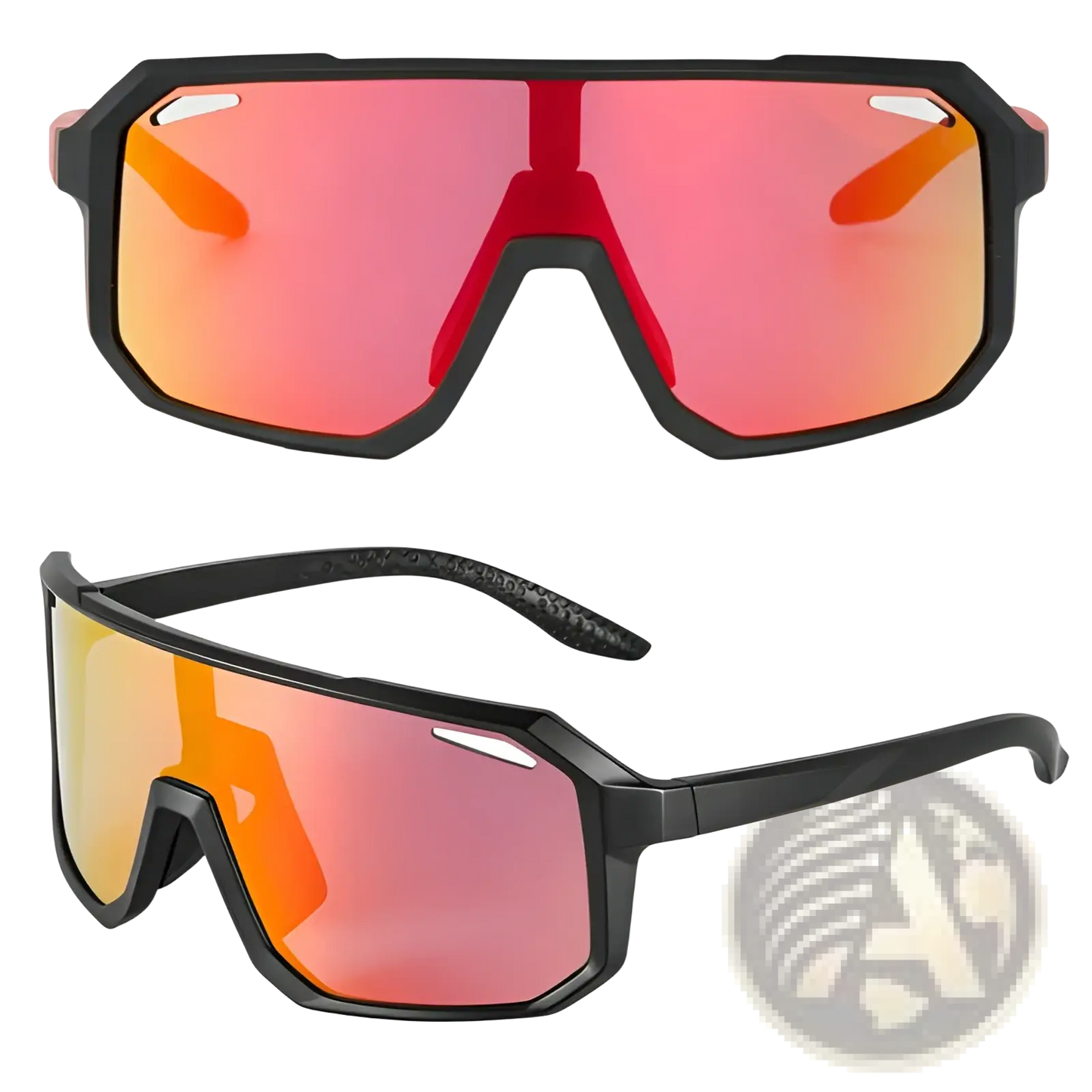 Scvcn Aerodynamic Gradient Lens Cycling Sunglasses