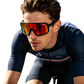Scvcn Aerodynamic Gradient Lens Cycling Sunglasses
