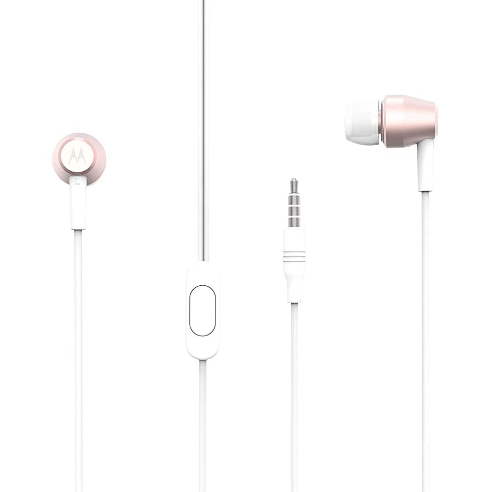 Fones de ouvido intra-auriculares Motorola Pace 200 com som HD e microfone