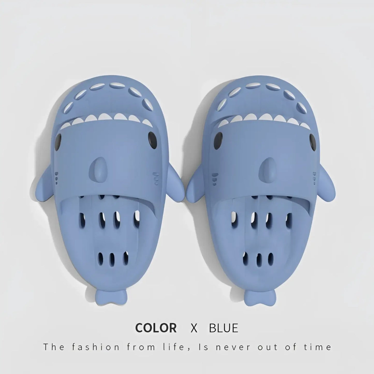 Shark Slippers Quick Dry Non Slip Shower Slides