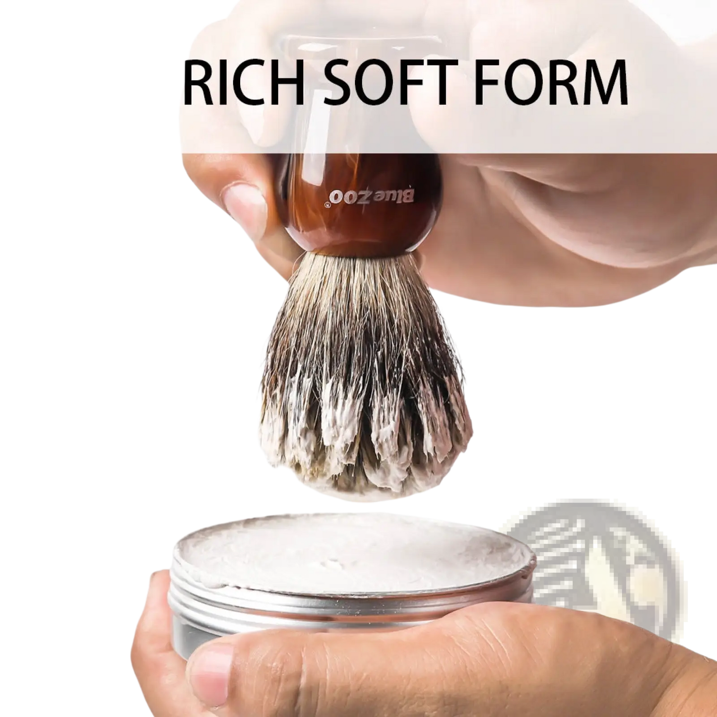 Shaving Soap Men's Moisturizing Sandalwood Mint Cream