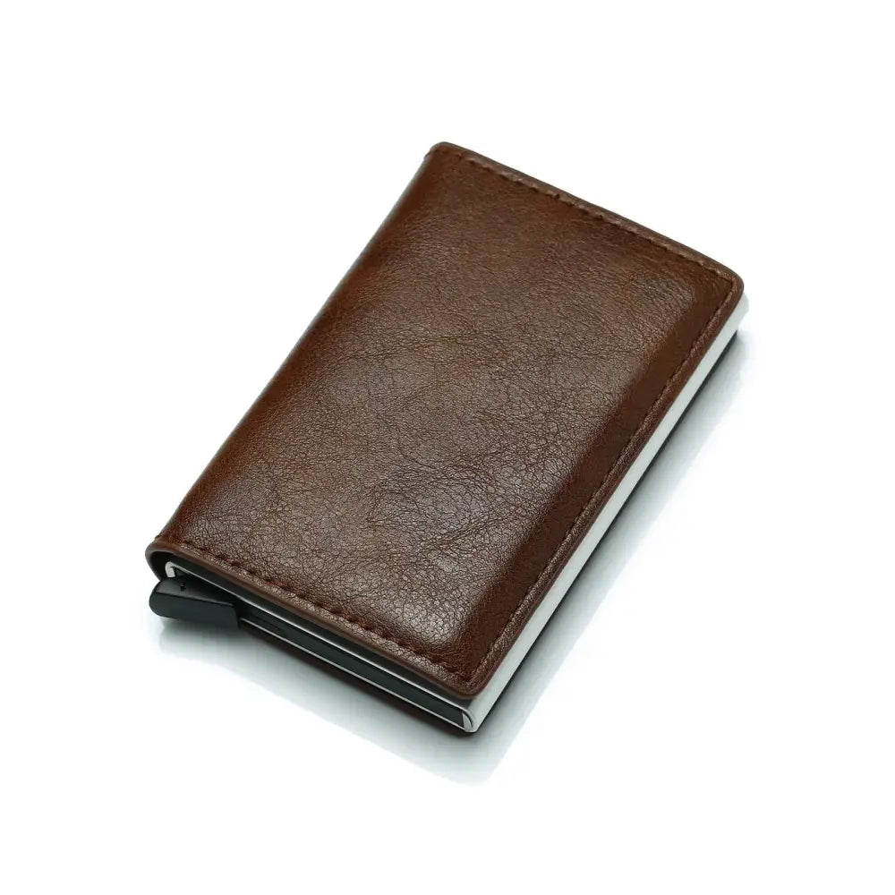 Slim Rfid Blocking Aluminum Alloy Card Case Wallet