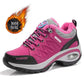 Women's Purple and Black Air Cushion Athletic Hiking Shoes