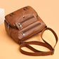 Women's Multi-pocket Faux Leather Heart Studded Crossbody Bag