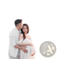 Off the Shoulder Chiffon Maternity Gown for Photoshoots