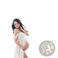 Off the Shoulder Chiffon Maternity Gown for Photoshoots